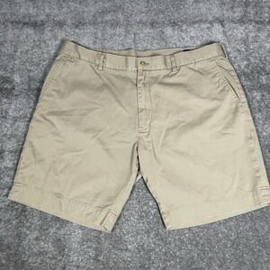 Polo Ralph Lauren Shorts Men's 40 Beige Classic Fit 9" Inseam Preppy Tennis Golf